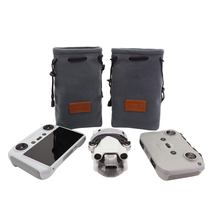 CQT Storage Bag Thick Flannel Bag For DJI Mini 3 Pro,Specification: 2 PCS Bag - free shipping - PMC Jewellery - Order now!
