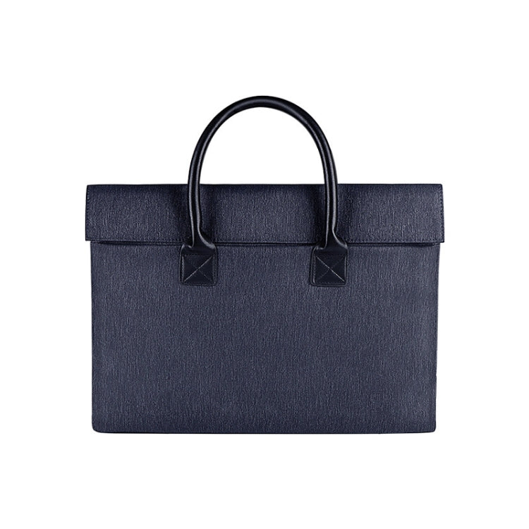 ST04 Water-resistant Portable Laptop Case, Size: 14.1-15.4 inches(Navy Blue)