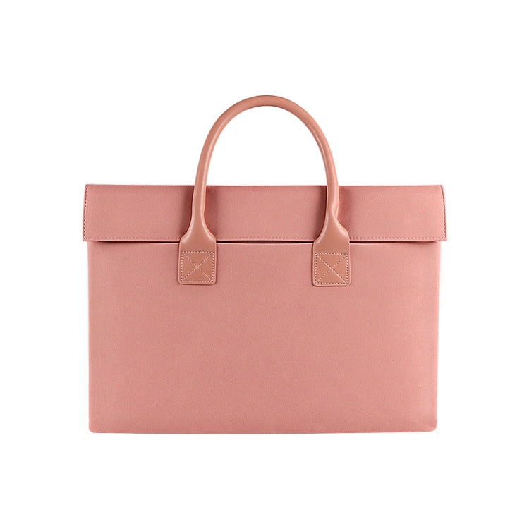 ST04 Water-resistant Portable Laptop Case, Size: 14.1-15.4 inches(Beauty Pink)