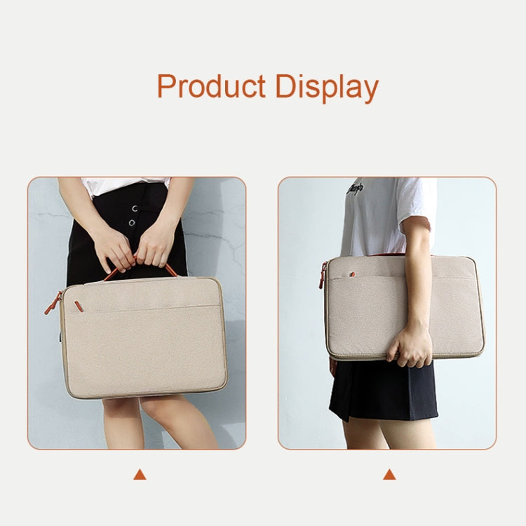 ND02S Adjustable Handle Water-resistant Laptop Bag, Size: 13.3 inches(Navy Blue)