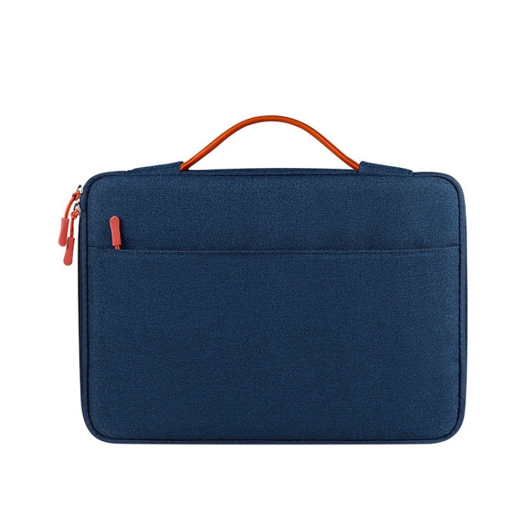 ND02S Adjustable Handle Water-resistant Laptop Bag, Size: 14.1-15.4 inches(Navy Blue)