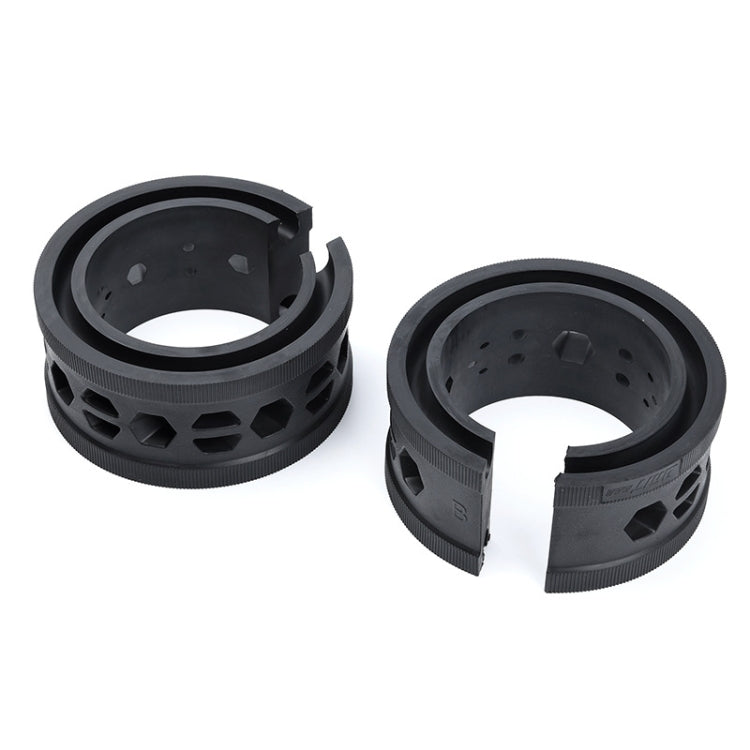 19 Holes Car Universal Buffer Rubber Spring Shock Absorber, Specification: E
