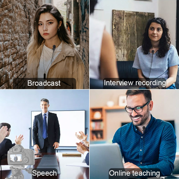 SYNCO S8 Lavalier Live Wired Microphone, Spec: Black + Type-C + 8 Pin - Microphone by SYNCO | Online Shopping South Africa | PMC TechLife | Buy Now Pay Later Mobicred