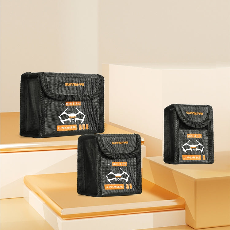 Sunnylife Battery Explosion-proof Bag Storage Bag for DJI Mini 3 Pro,Size: Can Hold 1 Battery