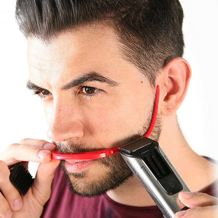 Beard Styling Ruler Shaving Tools(Black)