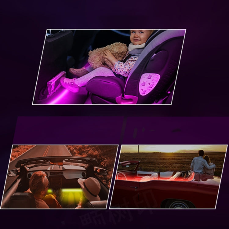 SKS-JZ-10 Symphony Car USB Foot Atmosphere Light(76 Lights) - Atmosphere lights by PMC TechLife | Online Shopping South Africa | PMC TechLife | Buy Now Pay Later Mobicred