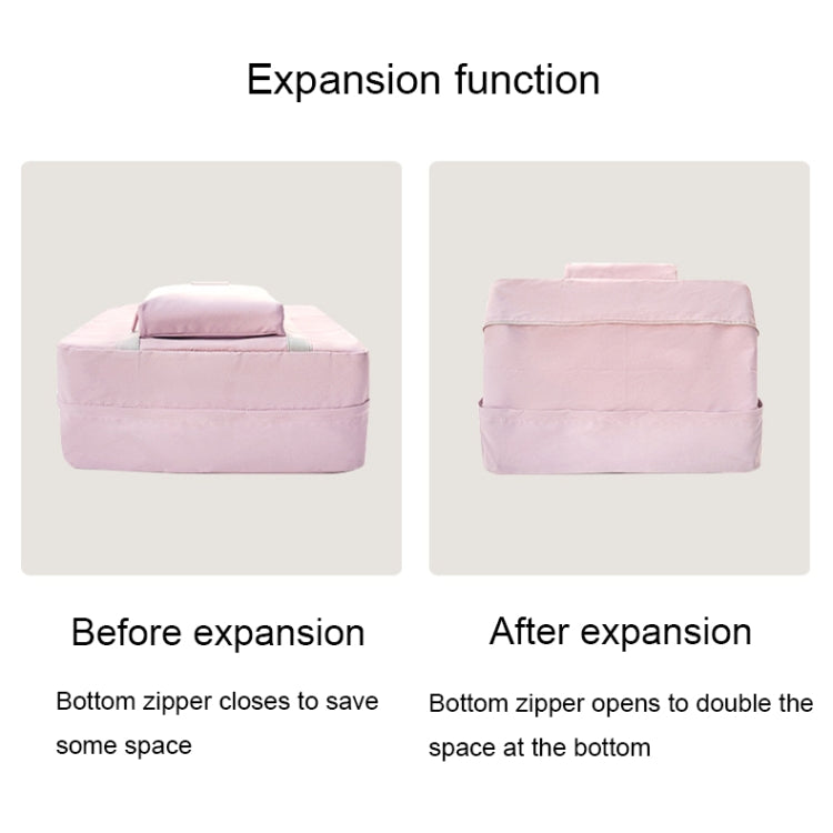 RH2202 Portable Foldable Travel Bag with Expansion Function(Pink)