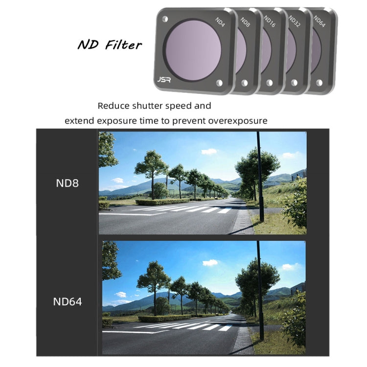 JUNESTAR Action Camera Filters For DJI Action 2,Style: ND16 - free shipping - PMC TechLife - Order now!
