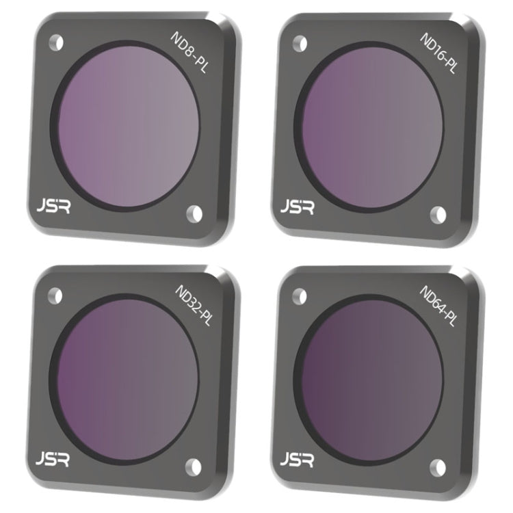 JUNESTAR Action Camera Filters For DJI Action 2,Style: CS-4in1 (NDPL)