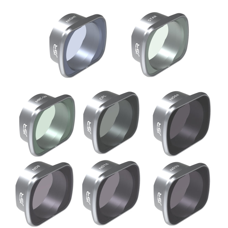 JUNESTAR Drone Filters For DJI FPV COMBO ,Model: UV+CPL+ND8/16/32/64+STAR+Night