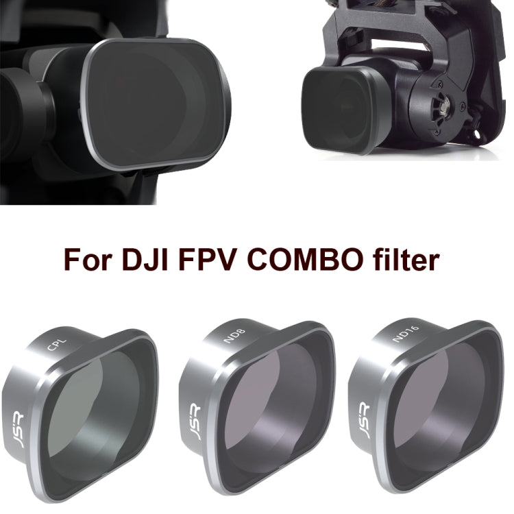 JUNESTAR Drone Filters For DJI FPV COMBO ,Model: UV+CPL+ND8/16/32/64+STAR+Night
