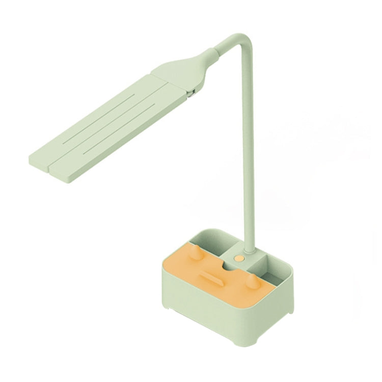 TD6 Student Mobile Phone Holder Pen Holder Eye Protection USB Desk Lamp(Green)