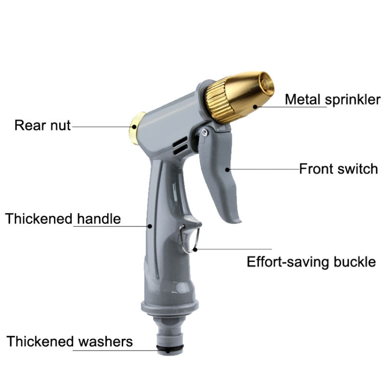High Pressure Household Car Washer Telescopic Cleaning Spray, Style: H1 Short+3 Connectors+30m Tube