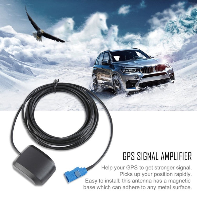 2PCS Car DVD Navigation Magnetic Base GPS Satellite Antenna Amplifier SMA/FAKRA-C Interface