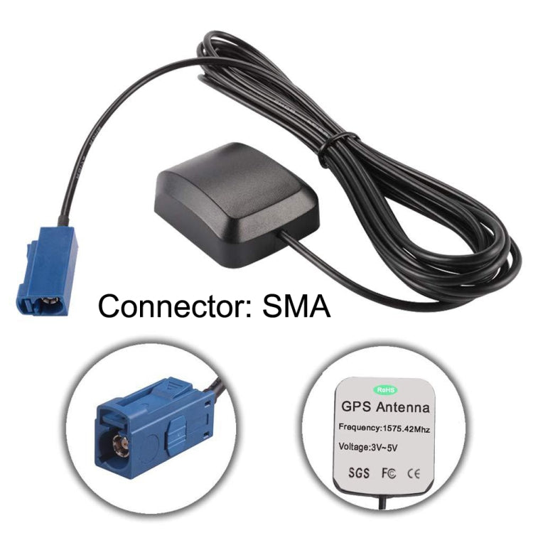 2PCS Car DVD Navigation GPS Satellite Antenna Amplifier FAKRA-C Interface - GPS Accessories by PMC Jewellery | Online Shopping South Africa | PMC Jewellery | Buy Now Pay Later Mobicred
