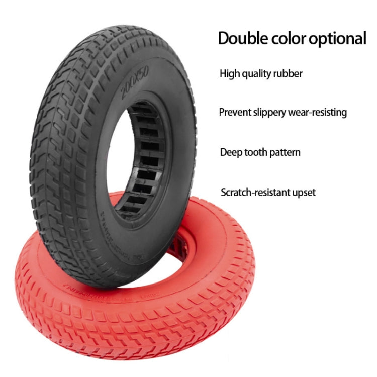 8 inch Hollow Solid Rubber Tire For Xiaomi Scooter, Color: Black - Accessories & Parts by PMc TechLife | Online Shopping South Africa | PMc TechLife | Buy Now Pay Later Mobicred