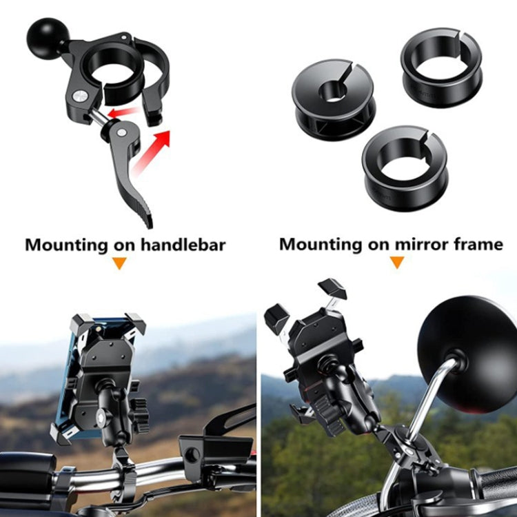 Motorcycle Bicycle Mobile Phone Bracket Fixed Base(25mm Ball Head) - free shipping - PMC TechLife - Order now!