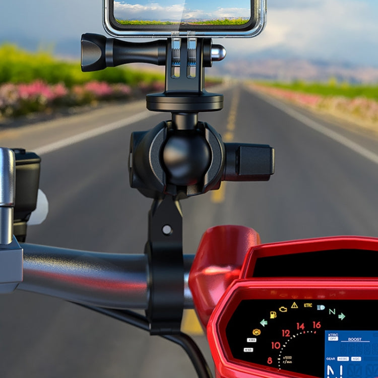 R3 Motorcycle Scooter Mobile Phone Bracket 1 Inch Ball Head Handlebar Fixed Base - Holder by PMC Jewellery | Online Shopping South Africa | PMC Jewellery | Buy Now Pay Later Mobicred
