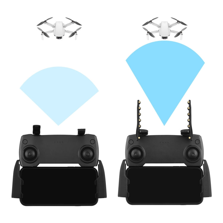 BRDRC Antenna Range Extender Signal Amplifier For DJI Mini SE/MAVIC 2/Pro/Air(Black Copper) - Other by BRDRC | Online Shopping South Africa | PMC Jewellery | Buy Now Pay Later Mobicred