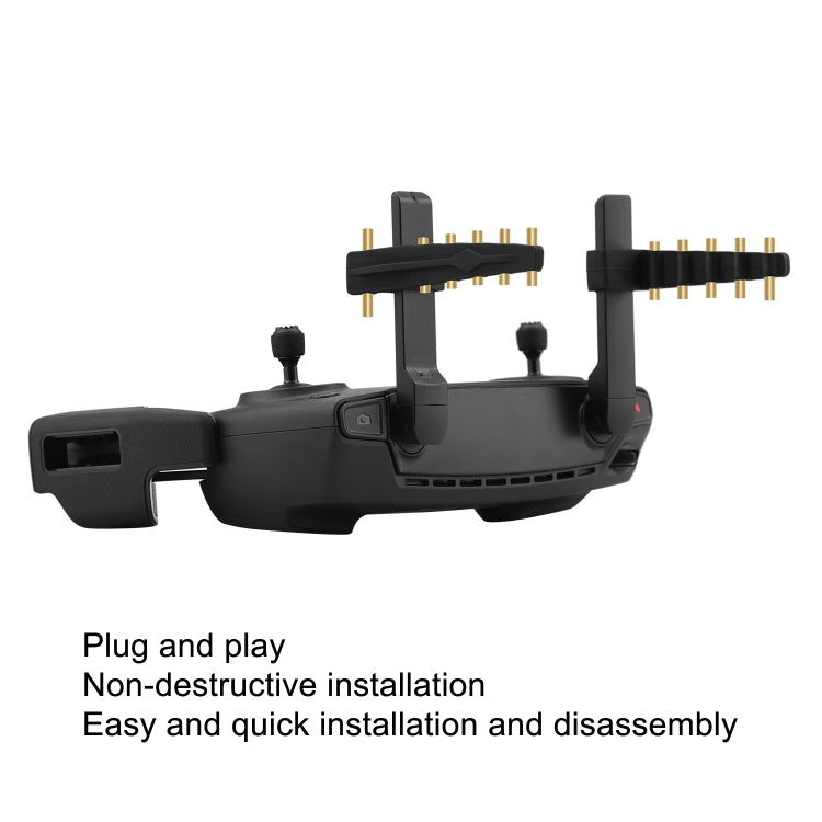 BRDRC Antenna Range Extender Signal Amplifier For DJI Mini SE/MAVIC 2/Pro/Air(Black Copper) - Other by BRDRC | Online Shopping South Africa | PMC Jewellery | Buy Now Pay Later Mobicred