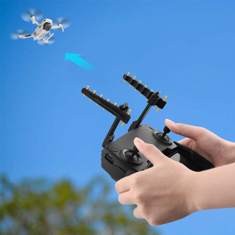 BRDRC Antenna Range Extender Signal Amplifier For DJI Mini SE/MAVIC 2/Pro/Air(Black Copper) - Other by BRDRC | Online Shopping South Africa | PMC Jewellery | Buy Now Pay Later Mobicred