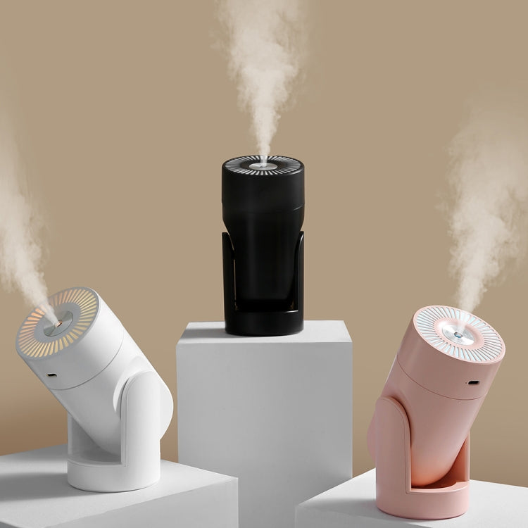 L09 USB Plug-in Rotating Colorful Night Light Humidifier(Black)
