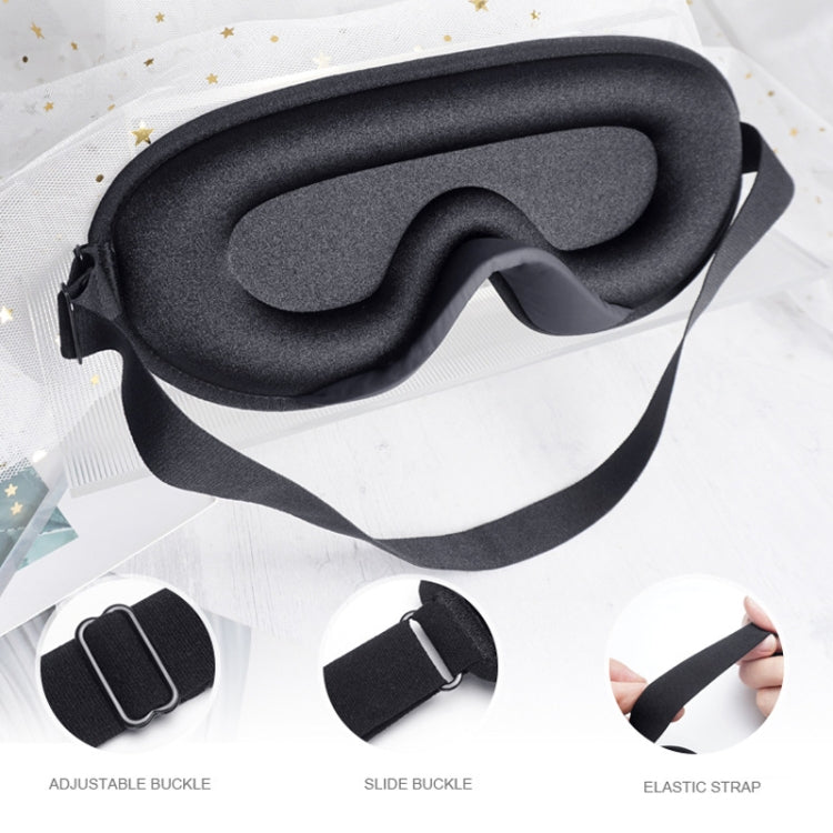 Three-Dimensional Breathable Hollow Sleep Shading Eye Mask, Specification: Gray
