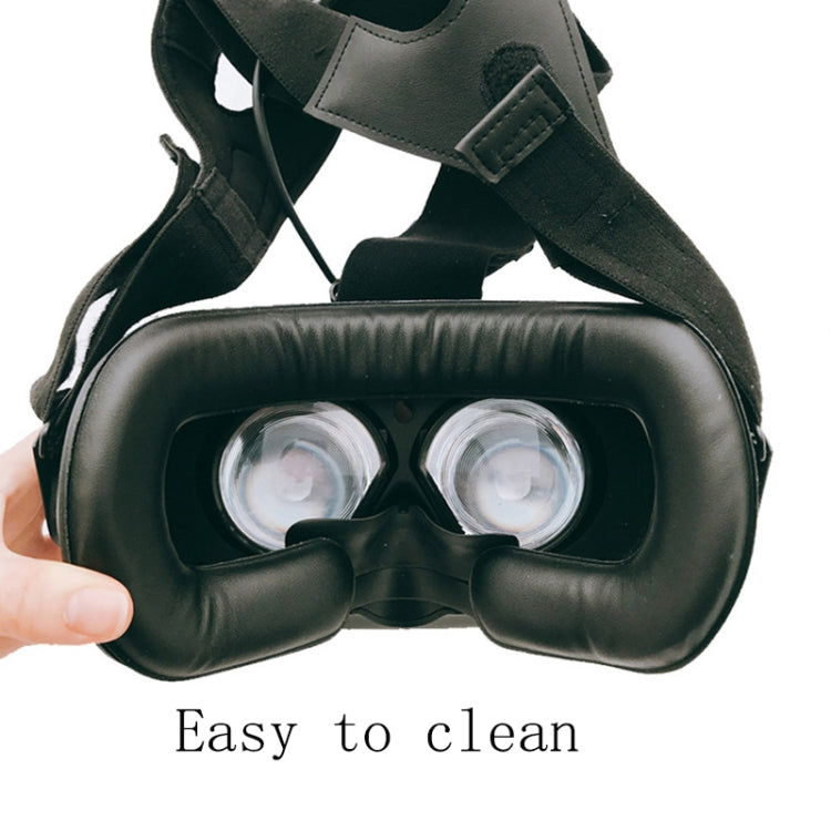 2 PCS PU Leather Face Foam Eye Mask Cover For HTC VIVE Headset VR(Thick 2cm)