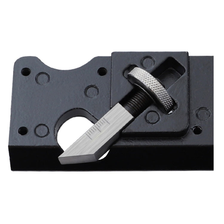 Adjustable Depth Woodworking Chamfering Planer, Specification: 45 Degree Flat Cutter Head
