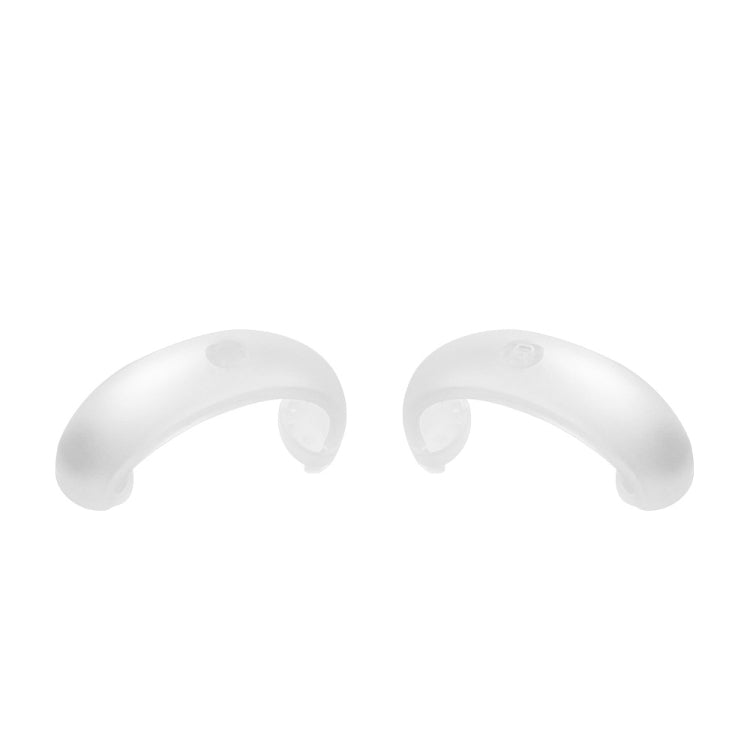 1 Pair Controller Grip Anti-collision Silicone Ring for Meta Quest 2(Transparent)