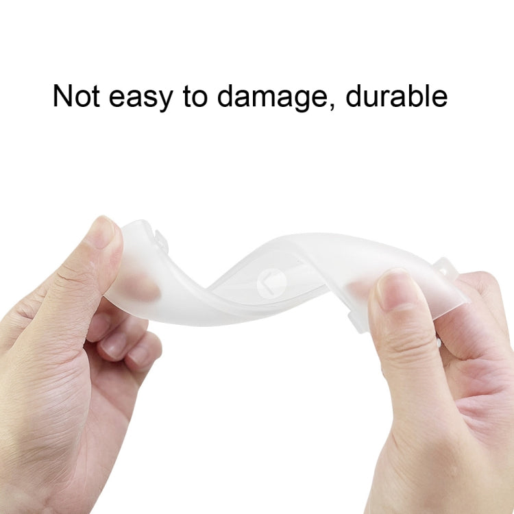 1 Pair Controller Grip Anti-collision Silicone Ring for Meta Quest 2(Transparent)