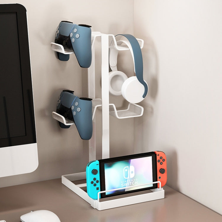 Desktop Headset Gamepad Game Console Storage Bracket(Black)