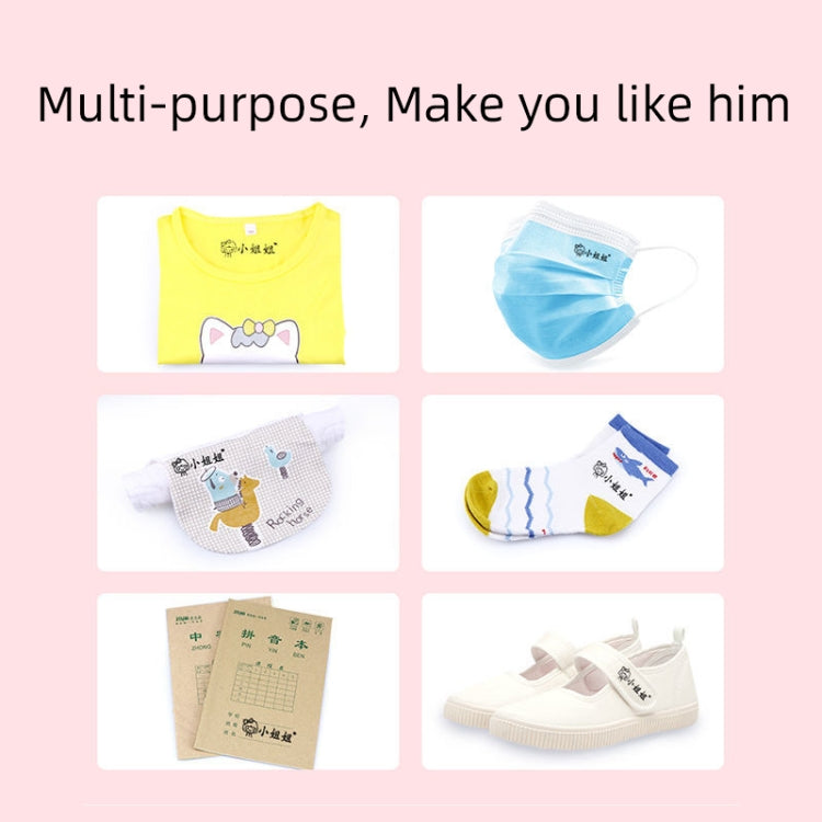 Clothing Seal For Children Kindergarten Student Name Photosensitive Seal(Pink) - Gadgets by PMC TechLife | Online Shopping South Africa | PMC TechLife