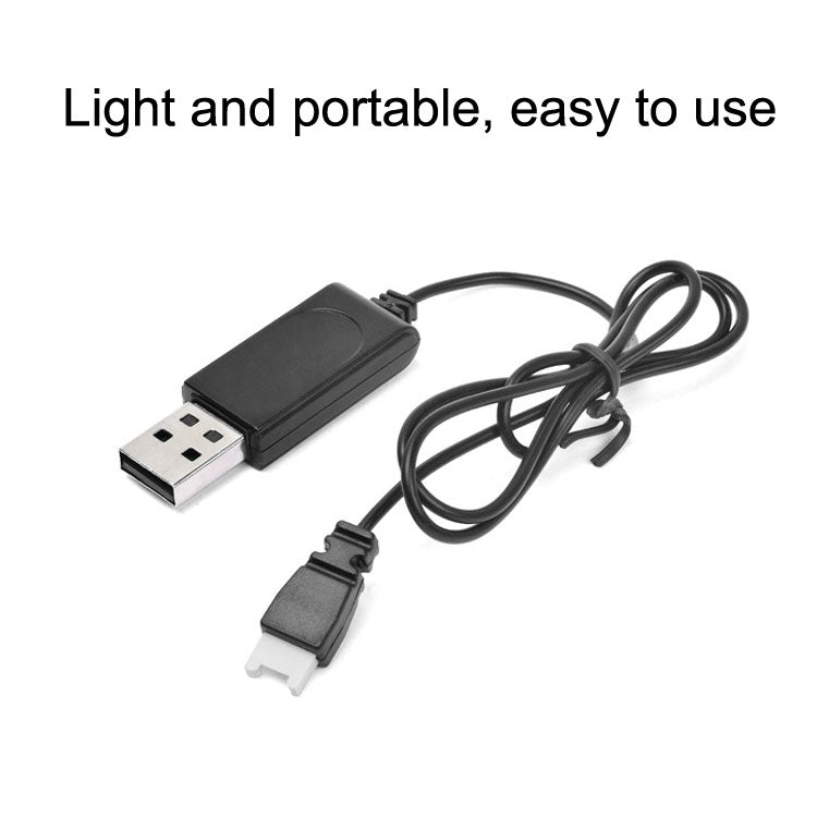 USB Charging Cable 3.7V 350mAh Air To Air Plug Without Protecting For Drone(Black) - by PMC Jewellery | Online Shopping South Africa | PMC Jewellery | Buy Now Pay Later Mobicred