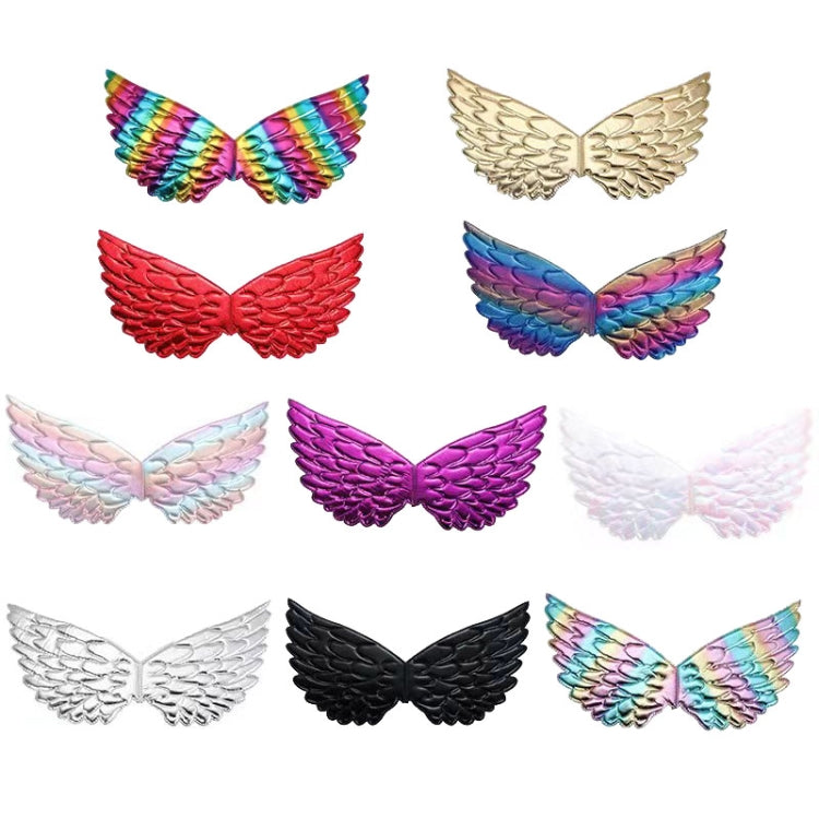 3 PCS Children Prom Dress Up Wings Elf Colorful Wings Party Costume Props(Gold)
