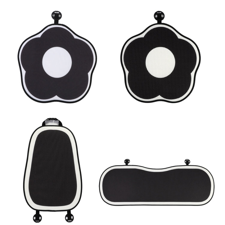 Ice Silk Simple Car Breathable Seat Cushion Cool Pad Summer Universal, Style: Honeycomb Backrest