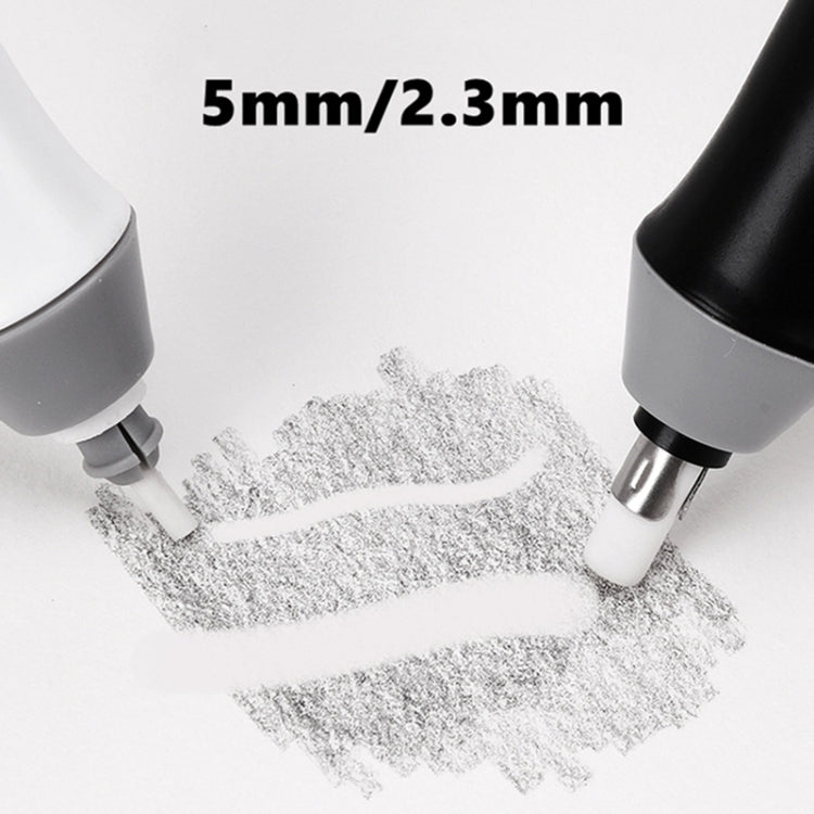 Tenwin 8302 Adjustable Electric Eraser With Rubber Refills For Sketch Drawing Erasing(White) - free shipping - PMC Jewellery - Order now!