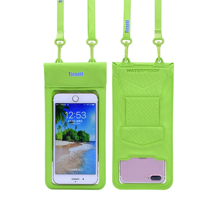 Tteoobl 30m Underwater Mobile Phone Water-resistant Bag, Size: Small(Green)