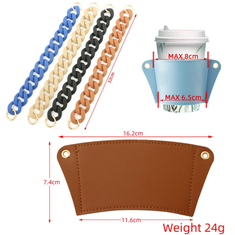 Phone Case Plastic Bracelet DIY Bag Carry Strap Cup Sleeve(Gray Blue) - free shipping - PMC Jewellery - Order now!