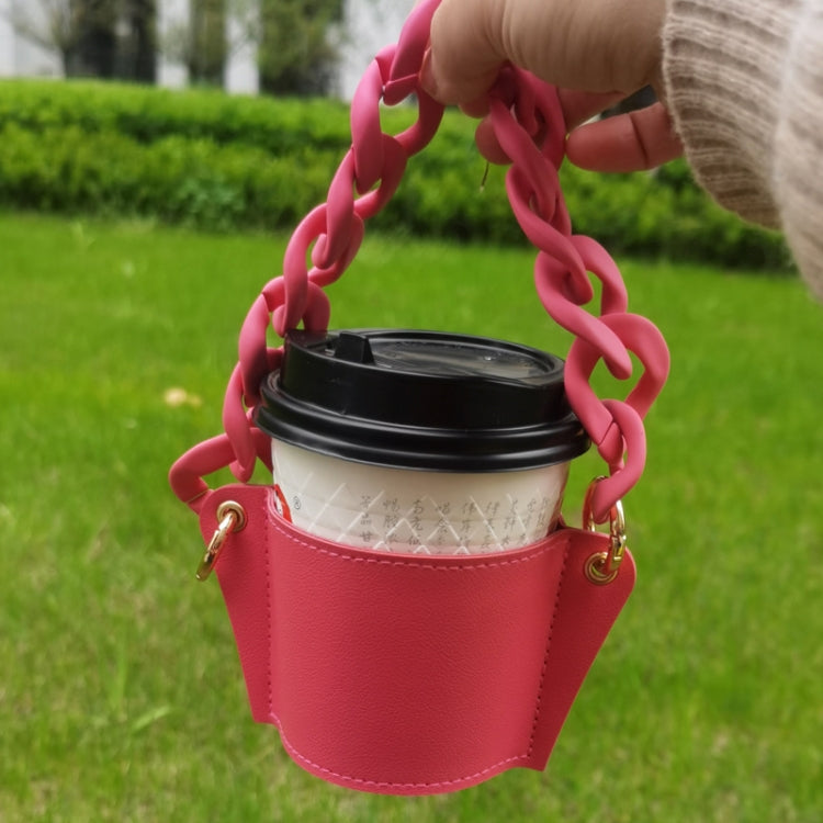 Phone Case Plastic Bracelet DIY Bag Carry Strap Cup Sleeve(Flesh Pink)