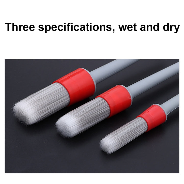 QZZS-82 Solid Sharpened Wire Automotive Detail Cleaning Brush(3 In 1)