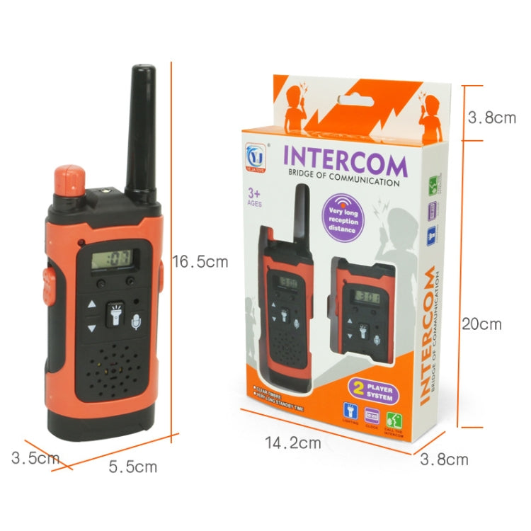 Children Walkie-talkie Remote Wireless Call Parent-child Interactive Toy Phone(Red)