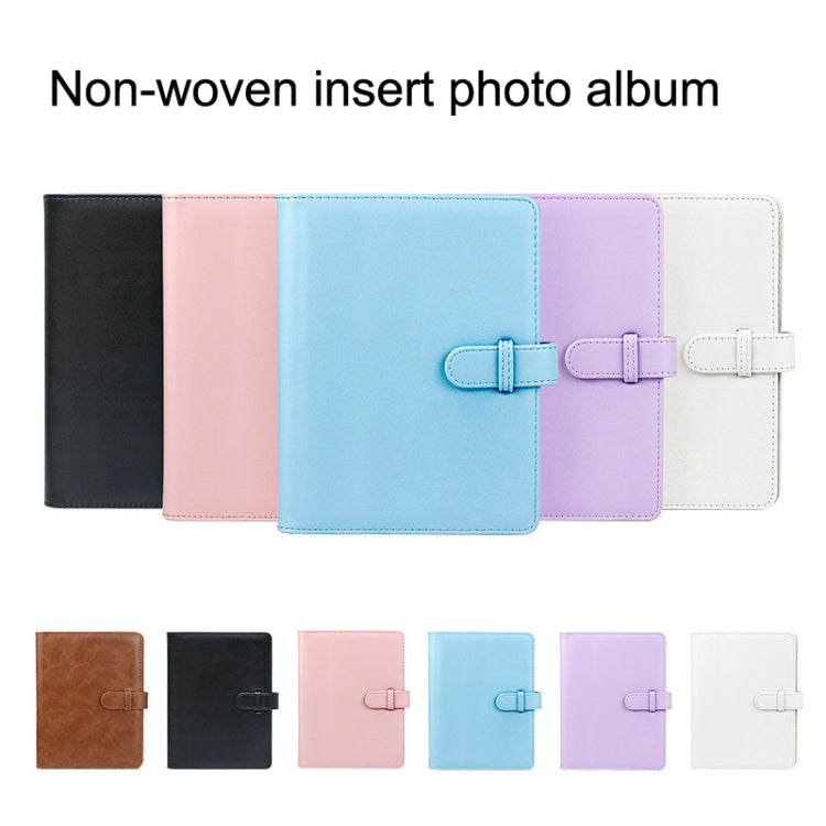 3 Inch PU Leather Retro Photo Album Photo Storage Commemorative Book(Pink) - Photo Albums & Photo Frames by PMC TechLife | Online Shopping South Africa | PMC TechLife