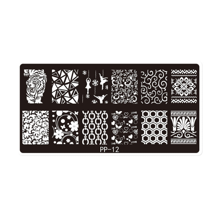 Butterfly Dream Nail Art Printed Steel Plate(E084-12)