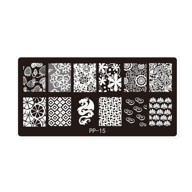 Butterfly Dream Nail Art Printed Steel Plate(E084-15)