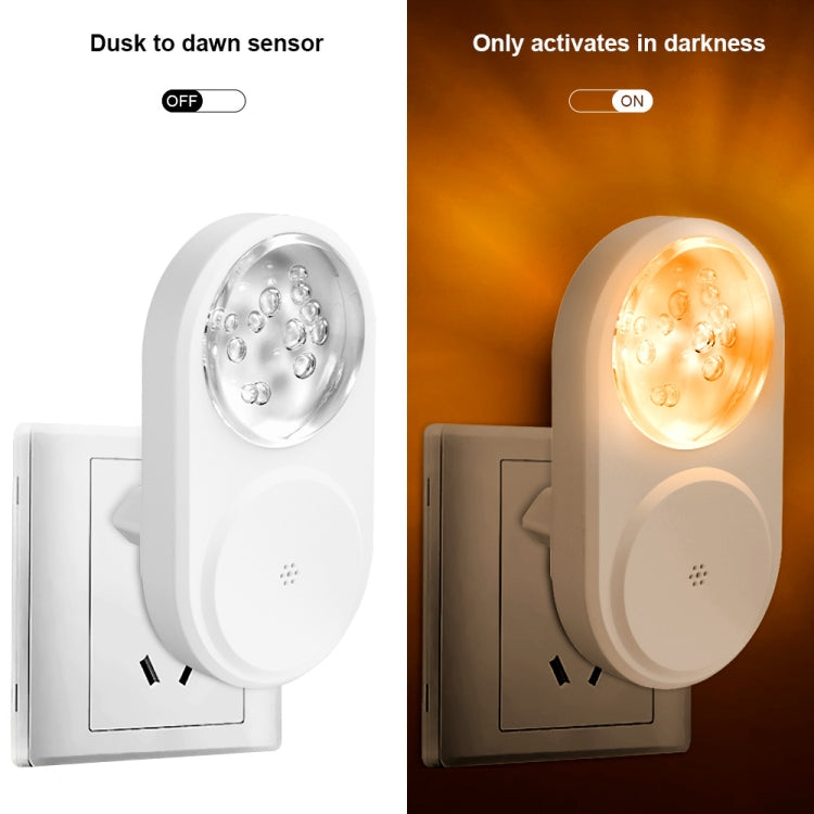 2 PCS Smart LED Light Control Night Light RGB Colorful Atmosphere Light with Sleeping Light(UK Plug)