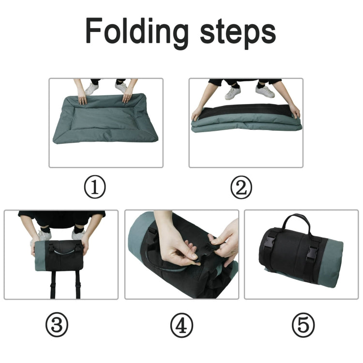 Outdoor Camping Foldable Pet Sleeping Pad 600D Oxford Cloth Waterproof Dog Pad(Sky Blue) - Pads by PMC TechLife | Online Shopping South Africa | PMC TechLife | Buy Now Pay Later Mobicred