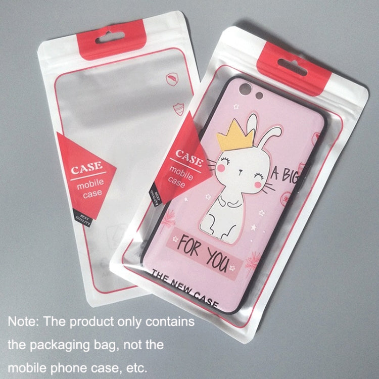 100PCS Phone Case Translucent Yin Yang Self-sealing Packaging Bag(Black) - by PMC Jewellery | Online Shopping South Africa | PMC Jewellery