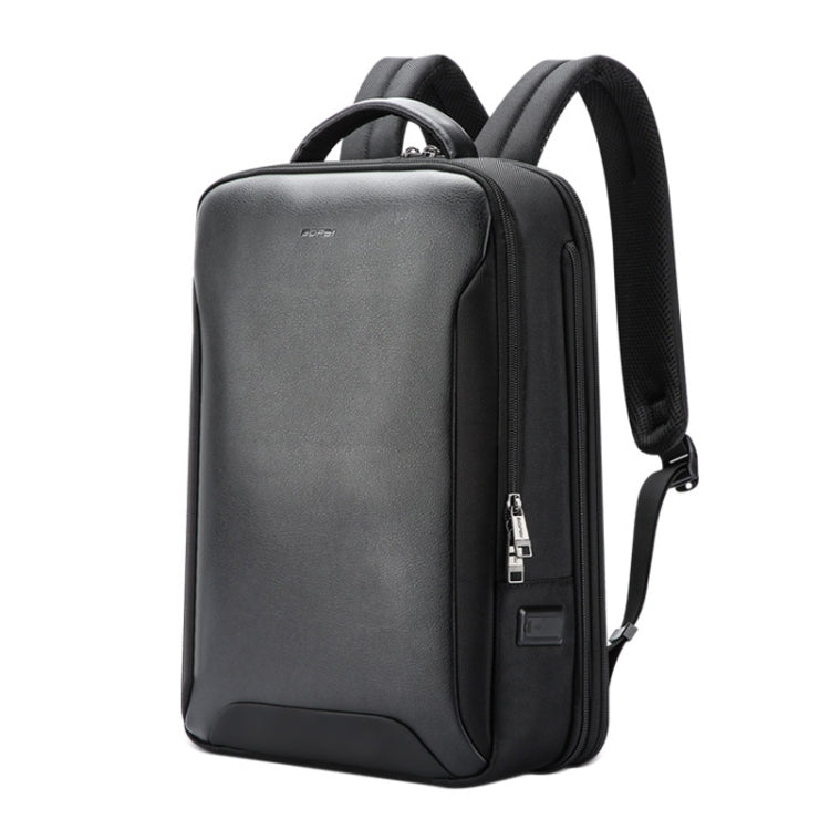 Bopai 61-120691A Water-resistant Anti-theft Laptop Backpack with USB Charging Hole, Spec: Expansion Version