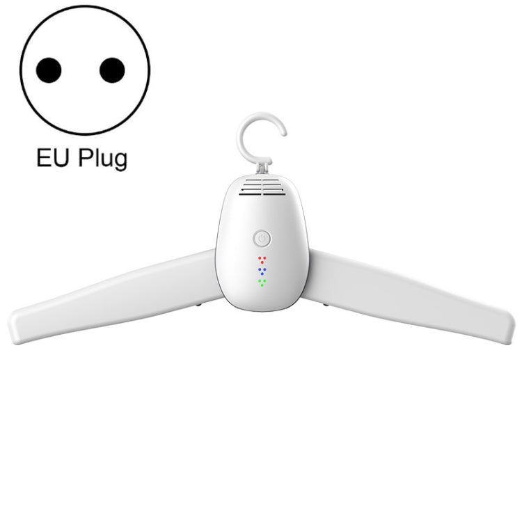 150W Hanger Type Folding Mini Dryer Shoe Dryer With UV Sterilization Function EU Plug